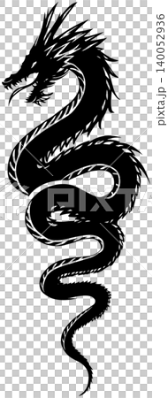 Cool dragon illustration/mark material Cool dragon illustration/mark material 140052936