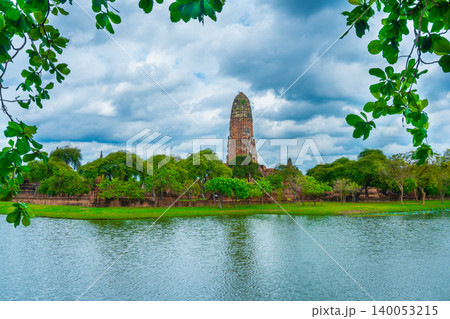 Landscape of Wat Phra Ram is in the Ayutthaya Historical Park. It is a place and important tourist attraction near Bangkok, Thailand. Landscape of Wat Phra Ram is in the Ayutthaya Historical Park. It is a place and important tourist attraction near Bangkok, Thailand. 140053215