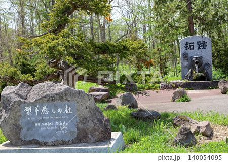 五月の北海道、ニセコ、倶知安、蝦夷富士、羊蹄山、ようてい、残雪残る羊蹄山、青空に映える北海道の雄 五月の北海道、ニセコ、倶知安、蝦夷富士、羊蹄山、ようてい、残雪残る羊蹄山、青空に映える北海道の雄 140054095
