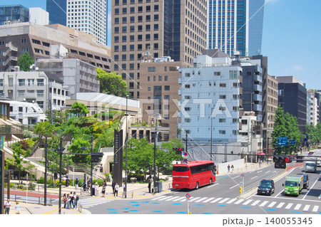 桜田通り(国道1号)より望む神谷町駅エリア 都市景観(2026年5月) 桜田通り(国道1号)より望む神谷町駅エリア 都市景観(2026年5月) 140055345