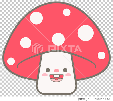 Cute Mushroom Character Cartoon Graphic for Kids Forest Outdoor Adventure Cute Mushroom Character Cartoon Graphic for Kids Forest Outdoor Adventure 140055438