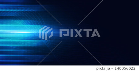 Abstract digital technology background featuring a glowing blue sphere covered with binary code Abstract digital technology background featuring a glowing blue sphere covered with binary code 140056022