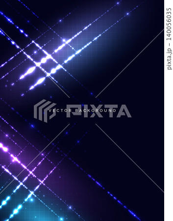Abstract Neon Grid Light Lines Technology Background. Abstract Neon Grid Light Lines Technology Background. 140056035