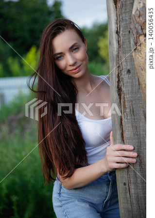 Portrait of a nice woman Portrait of a nice woman 140056435
