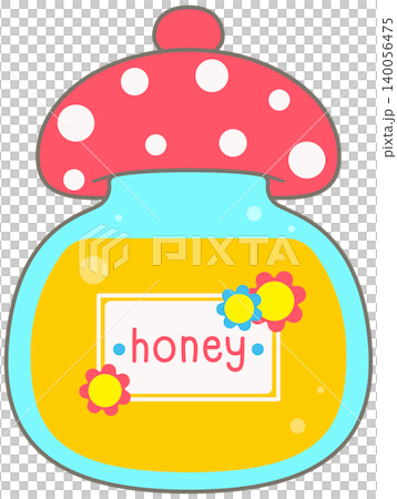Cute Honey Jar with Mushroom Lid Cartoon for Kids Forest Adventure Cute Honey Jar with Mushroom Lid Cartoon for Kids Forest Adventure 140056475