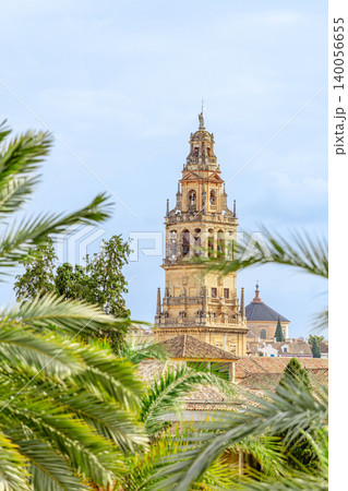 Bell tower of the Mezquita-Cathedral of Cordoba in Spain. Bell tower of the Mezquita-Cathedral of Cordoba in Spain. 140056655