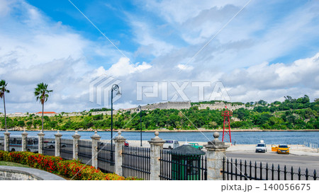 View of the La Real Fuerza fortress in Havana, Cuba. 140056675