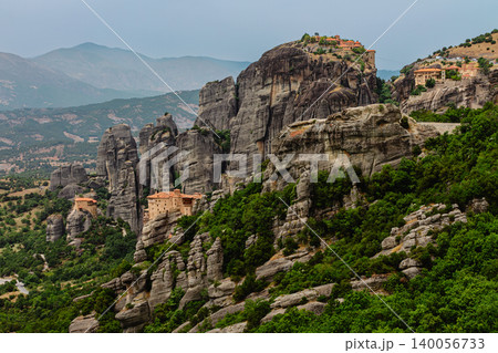 Great Monastery of Varlaam on the high rock in Meteora, Thessaly, Greece 140056733