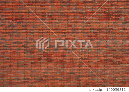 Red brick wall texture. Exterior. New building. Red brick wall texture. Exterior. New building. 140056811