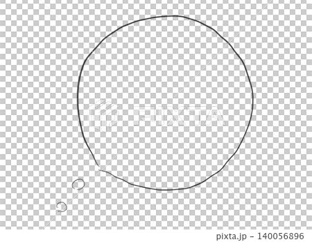 Speech bubble, thinking frame illustration, hand-drawn illustration material Speech bubble, thinking frame illustration, hand-drawn illustration material 140056896