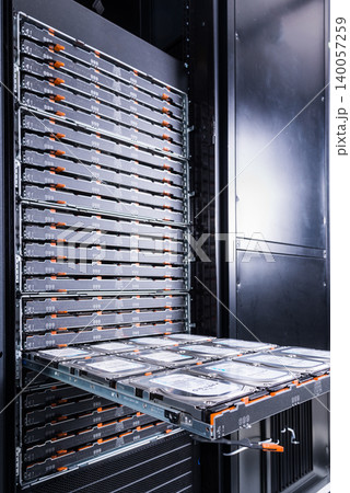 maintenance of hard drives inside data storage hosting center maintenance of hard drives inside data storage hosting center 140057259