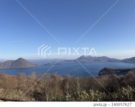 北海道、洞爺湖、温泉、景色、展望台 北海道、洞爺湖、温泉、景色、展望台 140057627