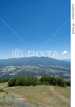 ゴンドラ山頂駅から見た八ヶ岳(入笠山) ゴンドラ山頂駅から見た八ヶ岳(入笠山) 140058847