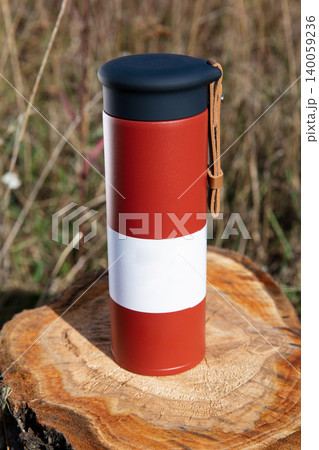 Dark red thermos Dark red thermos 140059236