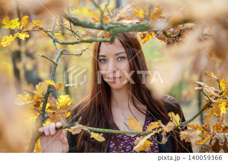 Portrait of a charming brunette Portrait of a charming brunette 140059366