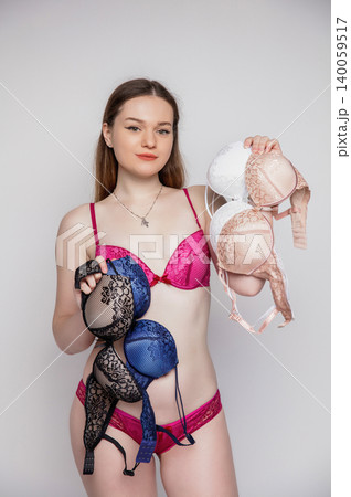 Portrait of a charming brunette Portrait of a charming brunette 140059517