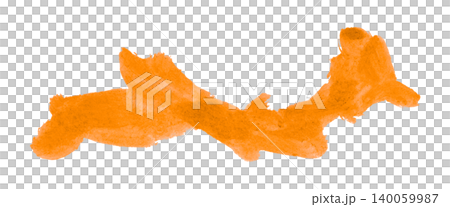 orange brush isolated on transparent background orange watercolor orange brush isolated on transparent background orange watercolor 140059987