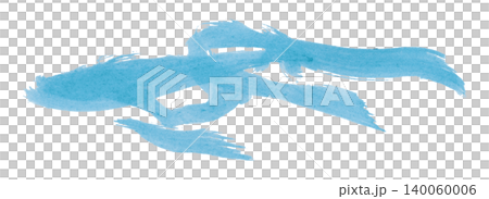 Light blue brush isolated on transparent background Light blue watercolor Light blue brush isolated on transparent background Light blue watercolor 140060006