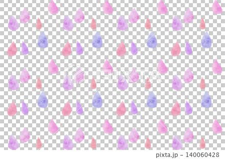 水彩しずく模様　美しいピンクと紫 140060428