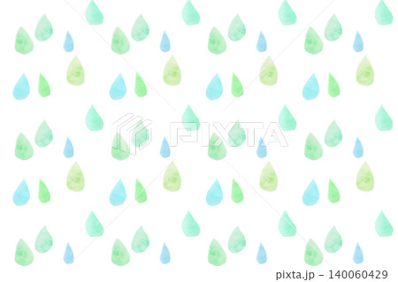 水彩しずく模様グリーン背景 140060429