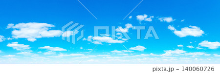 Blue Sky background with tiny Clouds. Panorama background Blue Sky background with tiny Clouds. Panorama background 140060726