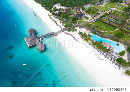 The beautiful tropical Island of Zanzibar aerial view. sea in Zanzibar beach, Tanzania. The beautiful tropical Island of Zanzibar aerial view. sea in Zanzibar beach, Tanzania. 140060801