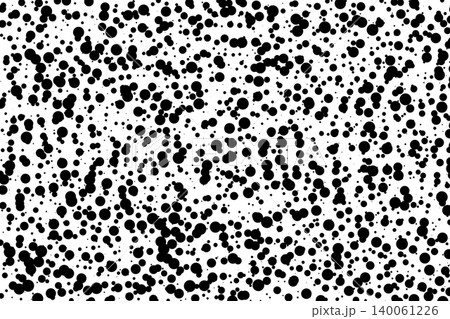 Black ink splatter dots pattern background 140061226