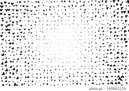 Black heart shapes halftone pattern background Black heart shapes halftone pattern background 140061229