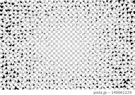 Black heart shapes halftone pattern background Black heart shapes halftone pattern background 140061229