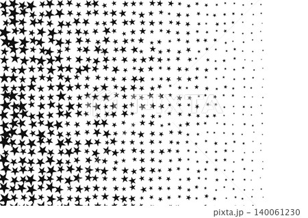 Black star shapes gradient halftone background Black star shapes gradient halftone background 140061230