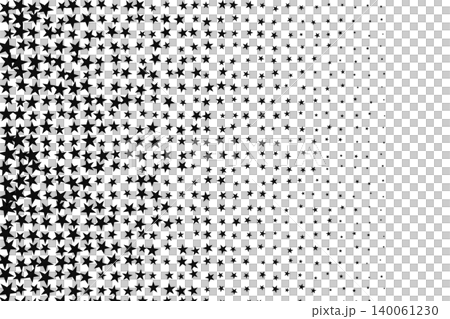 Black star shapes gradient halftone background Black star shapes gradient halftone background 140061230
