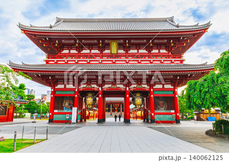 浅草寺 宝蔵門 朝景 浅草寺 宝蔵門 朝景 140062125