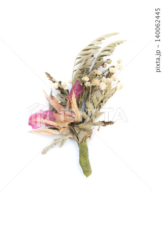 withering  Branches of  leaves isolated on white background. 140062445