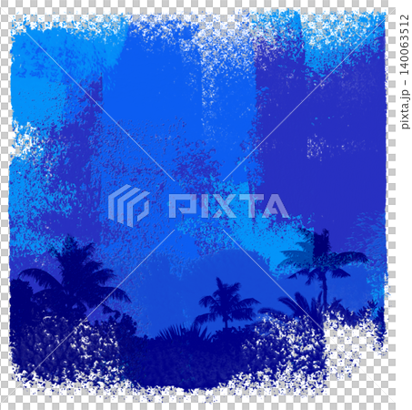 Hand-painted palm tree design for a cool summer look. 140063512