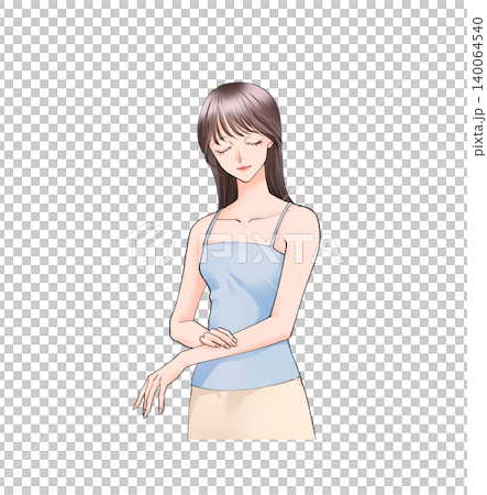 クリームを塗る女性 クリームを塗る女性 140064540