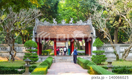 Dai Trung Gate Inside Of Temple Of Literature In Hanoi, Vietnam. 140066025