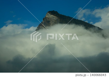 View of Landscape mountain in cloud nature and environment at swiss View of Landscape mountain in cloud nature and environment at swiss 140066043