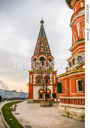 St. Basil Cathedral on winter in Moscow, Russia St. Basil Cathedral on winter in Moscow, Russia 140066396