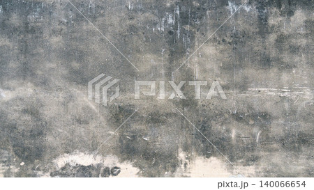 Old weathered concrete wall with dark mold stains and scratches texture background. Old weathered concrete wall with dark mold stains and scratches texture background. 140066654