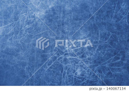 Matte blue genuine leather, leatherette with soft grain and subtle fibers texture background Matte blue genuine leather, leatherette with soft grain and subtle fibers texture background 140067134