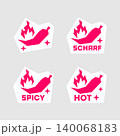Spicy vector information sign 140068183