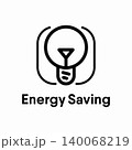 Energy Saving information sign 140068219