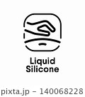 Liquid Silicone information sign 140068228