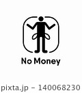 No Money information sign 140068230