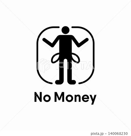 No Money information sign 140068230