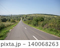 Modern rural road covered with asphalt 140068263