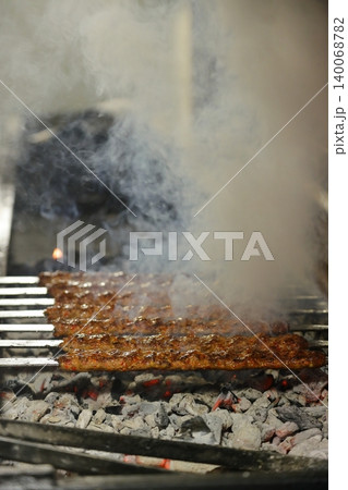 Turkish Adana Kebab On The Grill 140068782