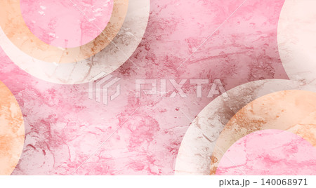 Abstract circles geometric minimal bright grunge background 140068971
