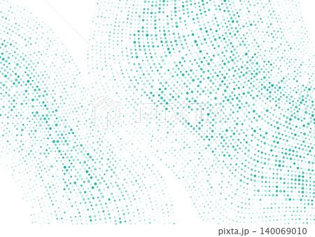 Bright cyan blue minimal halftone waves abstract retro background Bright cyan blue minimal halftone waves abstract retro background 140069010