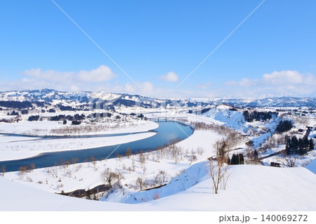 信濃川冬景色 信濃川冬景色 140069272